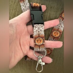 Lanyard with Sun/boho style print